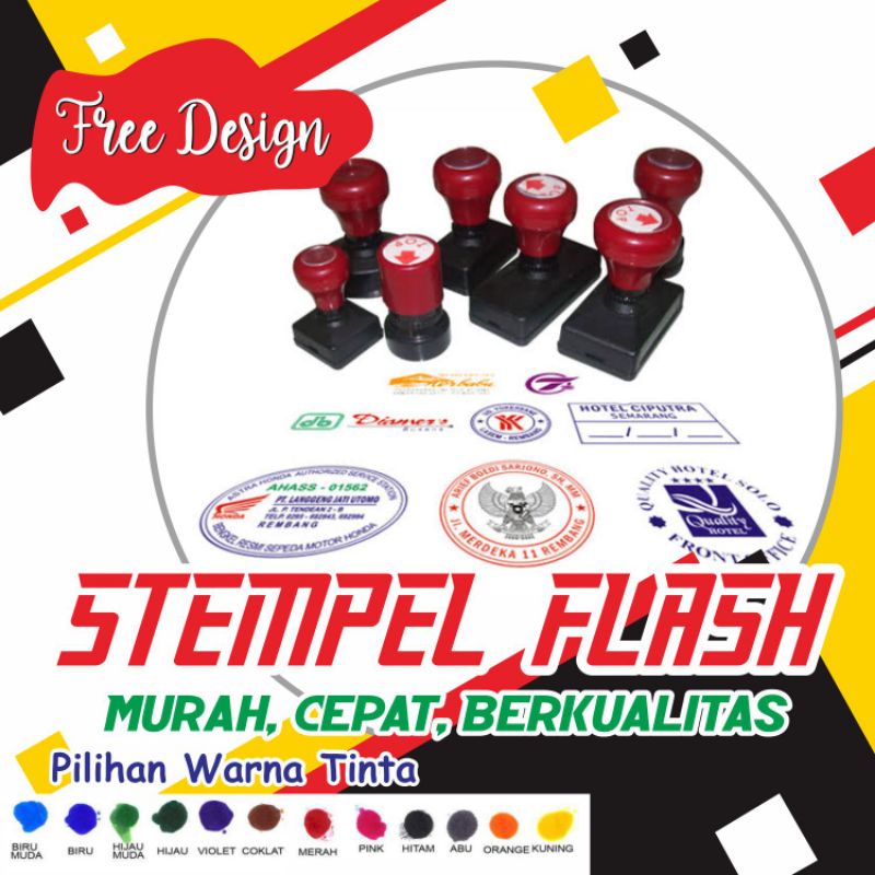 

Stempel Otomatis, Stempel Warna, Stempel Flash