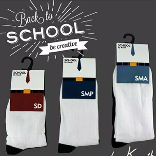  KAOS  KAKI  SEKOLAH  SMA hitam  putih  POLYSTER Shopee Indonesia