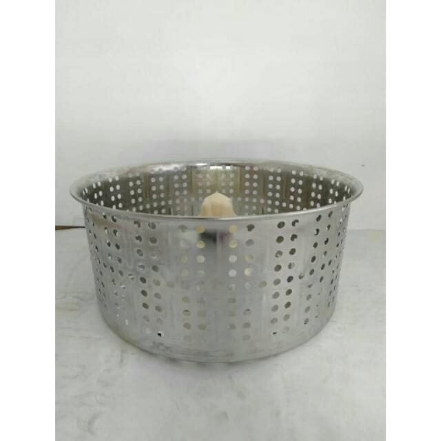 Keranjang Mop Saringan Pel Stainless / Ember Putar Stainless