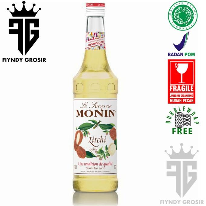 

LYCHEE SYRUP 700ml merk MONIN / Sirup / Cafe / Monin / Kedai / Kopi