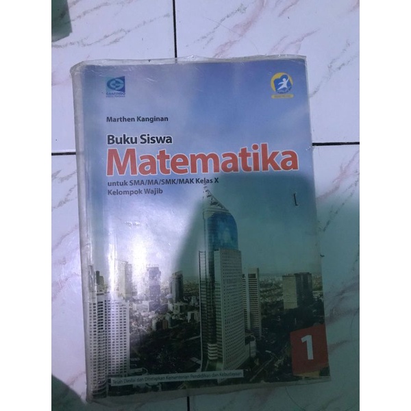 buku cetak matematika wajib kelas 1/10/X SMA/SMK/MAN grafindo