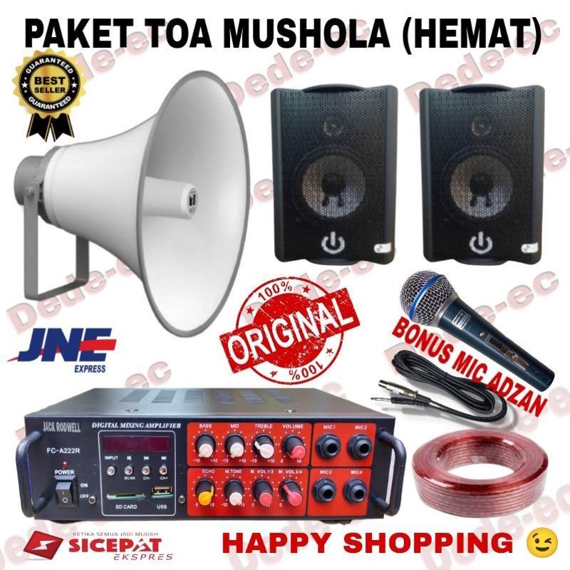 Paket Speaker Toa Mushola / Masjid Super Hemat