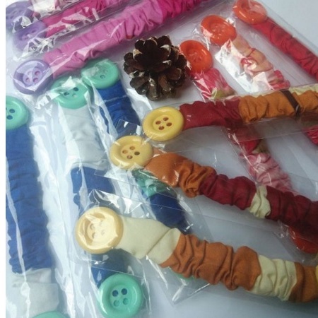 Konektor Masker Polos / Tali Pengait Masker Hijab / Penyambung Masker Kain