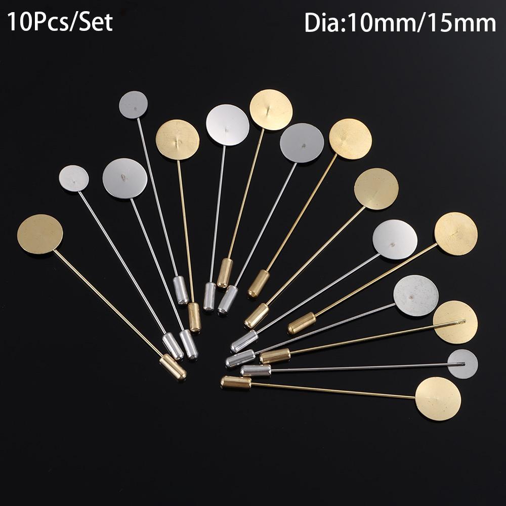 Solighter 10pcs/set Bros Aksesoris Fashion Membuat Perhiasan Dress Cameo