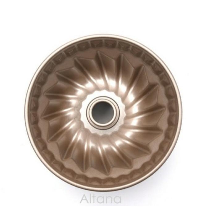 

Loyang Bolu Marmer Mini, Cake Pan, Gold Diameter 18cm Premium Quality - 22cm