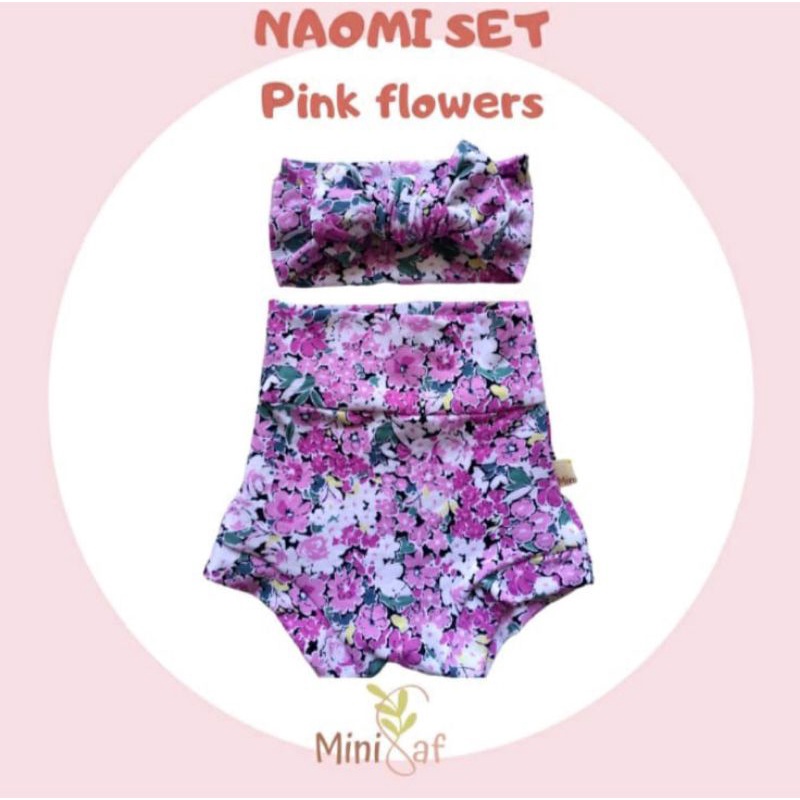 Naomie Set Bandana/Celana dan Bandana Anak 6-3tahun