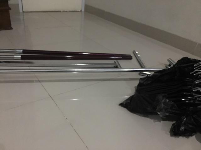 Gantungan Baju Model Gawangan Panjang 120cm  Max Tinggi 150cm