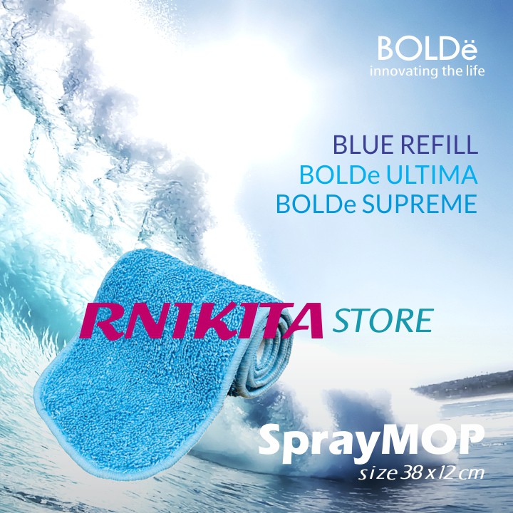 BOLDe KAIN PEL SPRAYMOP ULTIMA SUPREME - Refill Kain Pel Warna Blue