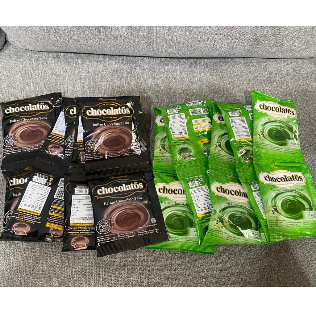 

Chocolatos Drink Sachet ( Renceng ) - Cokelat Matcha