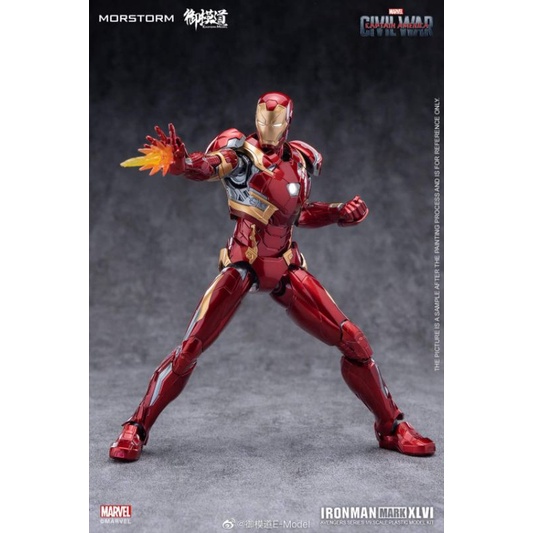 Morstorm Ironman Eastern model Marvel Avengers Ironman Mark 46 MK 46 Ironman plamo Deluxe