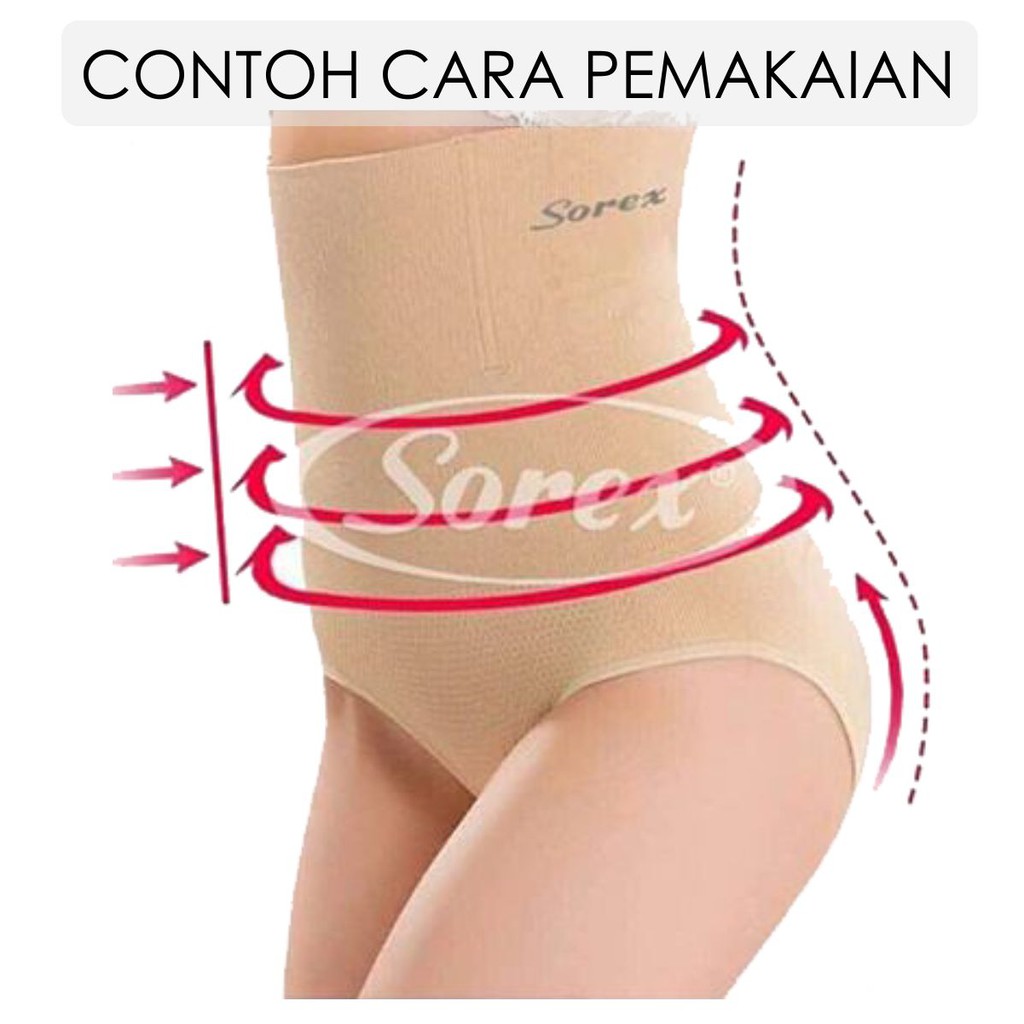 CD KORSET SOREX 13188 13187 13189 Celana Dalam  Slimming Corset CD Pelangsing 4 Penyangga