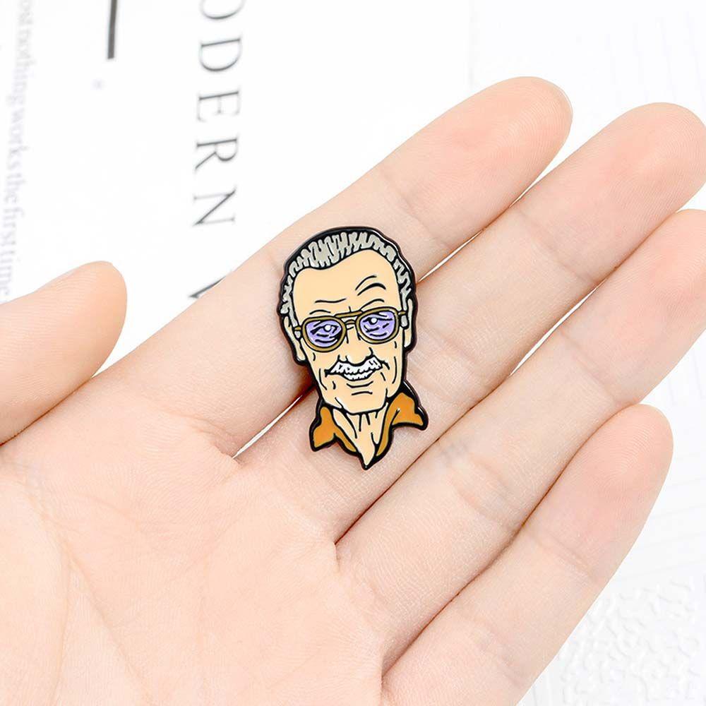 Lanfy Marvel Bros Ransel Anak Kerah Bros Hadiah Untuk Wanita Marvel Badge Pin Enamel Pin