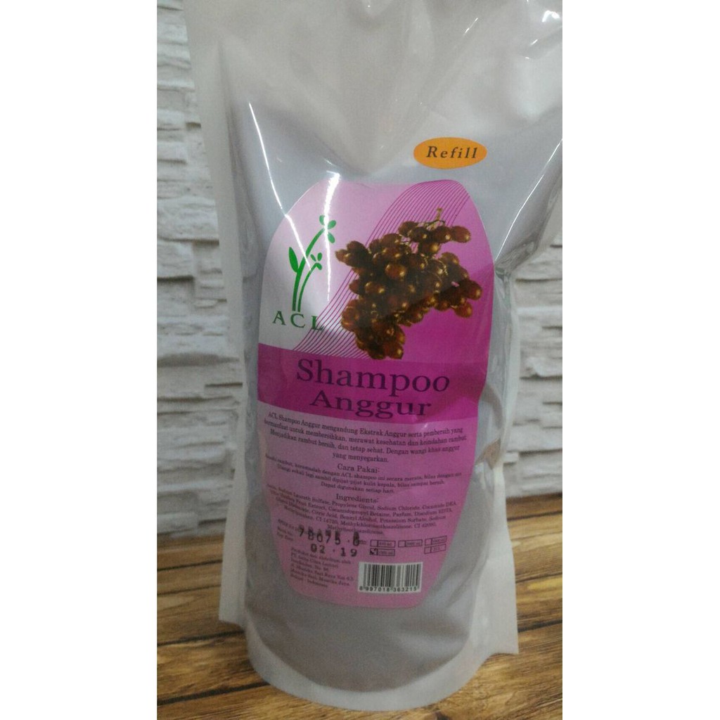 Acl Shampoo Anggur Refill 1000ml