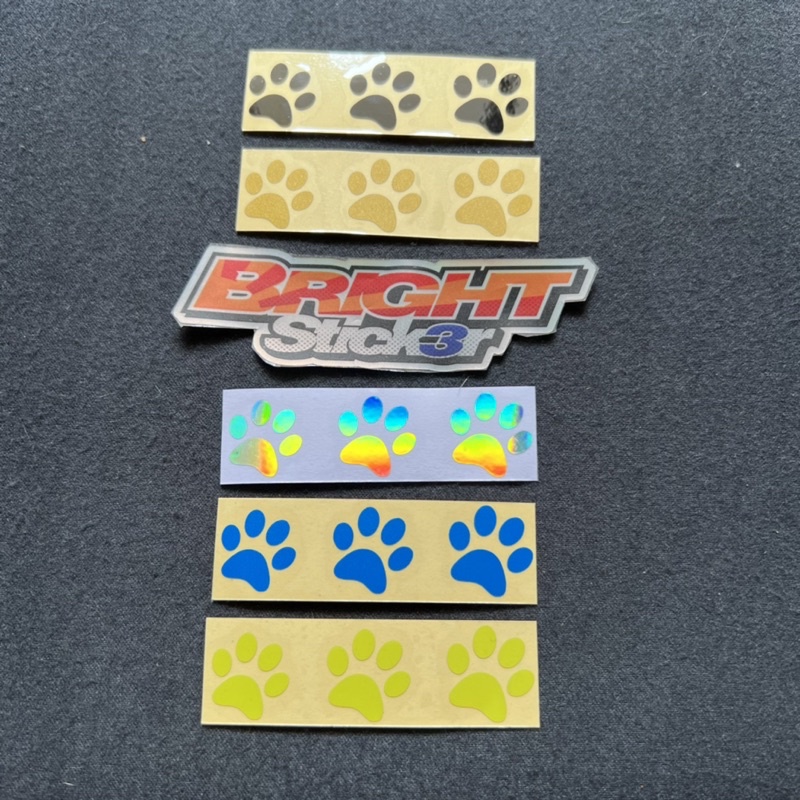 STICKER STIKER TELAPAK KAKI ANJING STICKER HANDLE PINTU MOBIL CUTTING