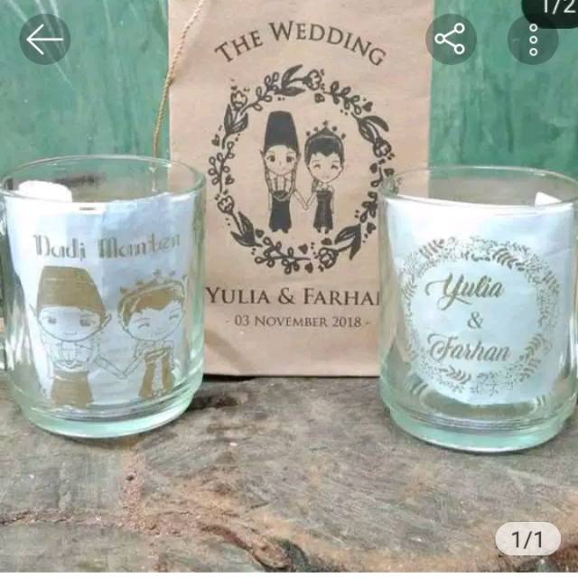 

Paket gelas gagang plus paperbag