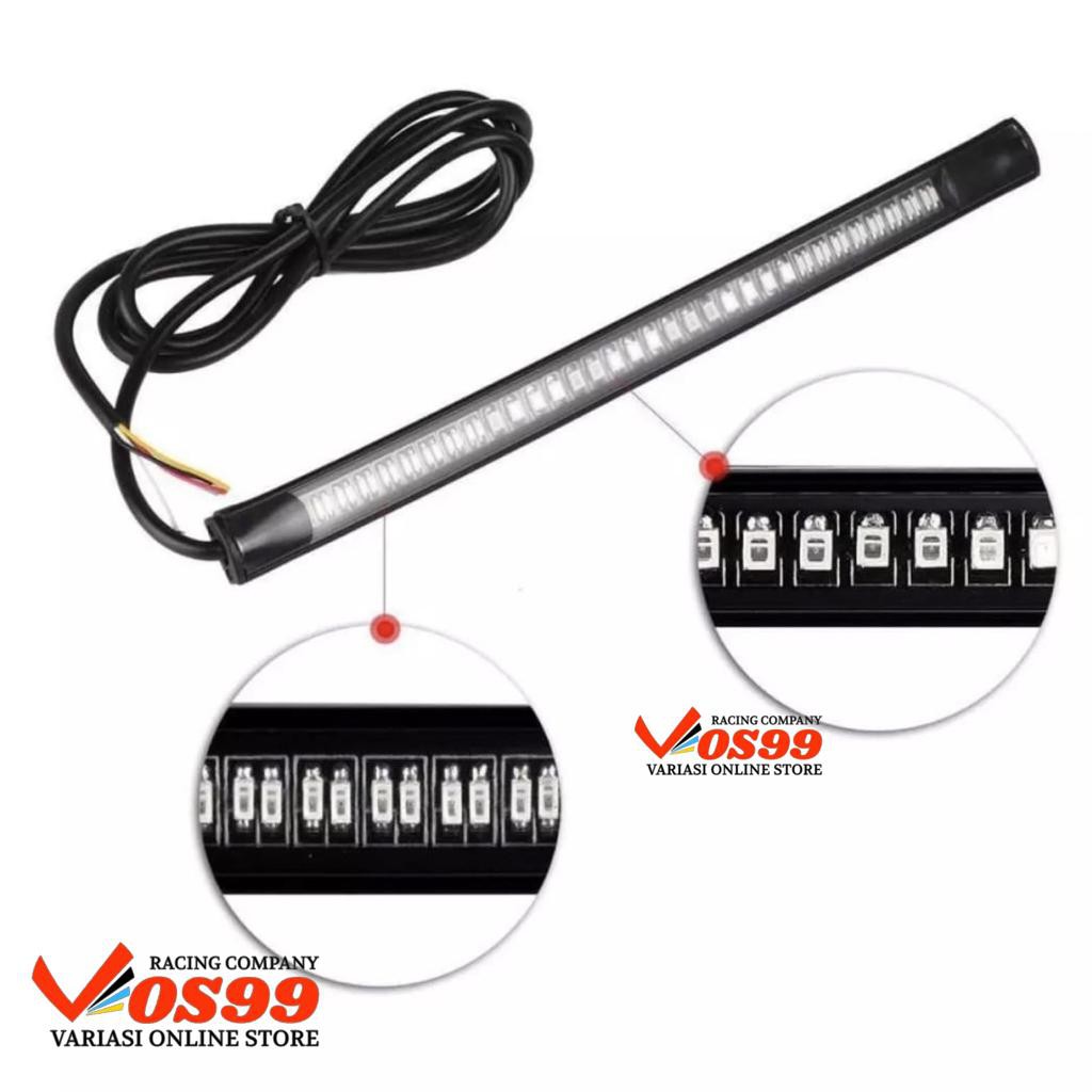 LAMPU LED STOP REM STRIP FLEXIBLE 20 CM REM STOP &amp; SEN BELAKANG MOTOR DAN MOBIL LAMPU PLAT NOMOR