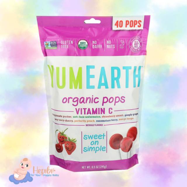 

Yumearth Organic Pops Vitamin C (40 pops)