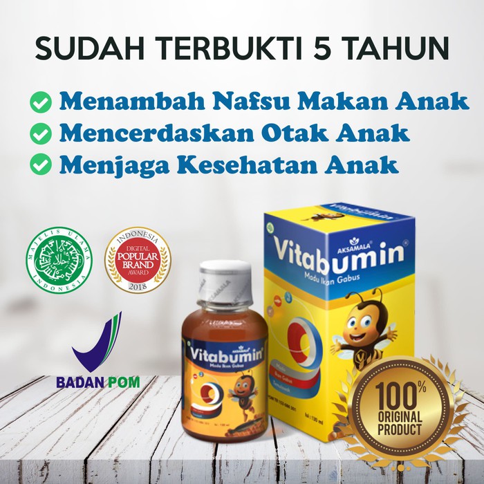 Vitabumin Madu Ikan Gabus 130ml