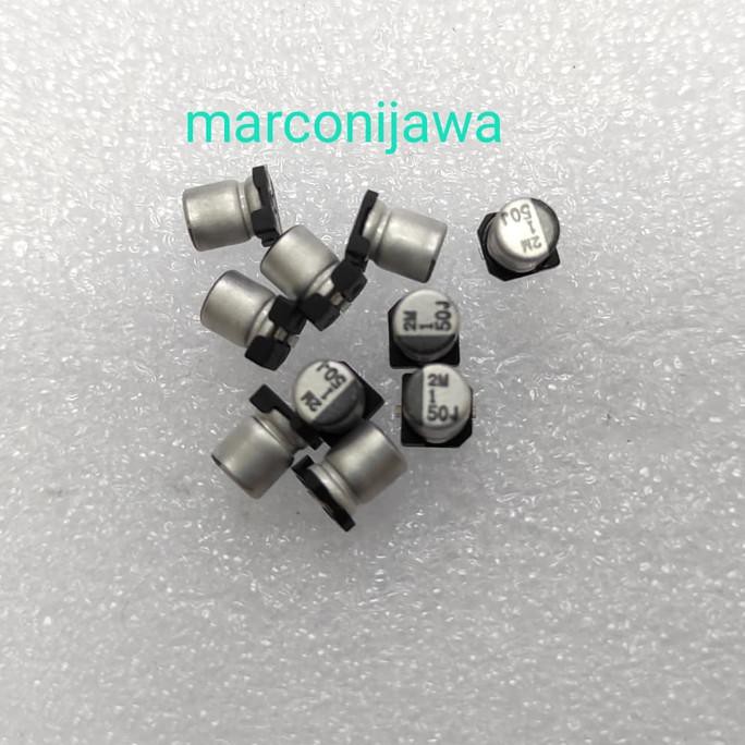 Capasitor Smd 1Uf 50V Marcojiw99 Berkualitas