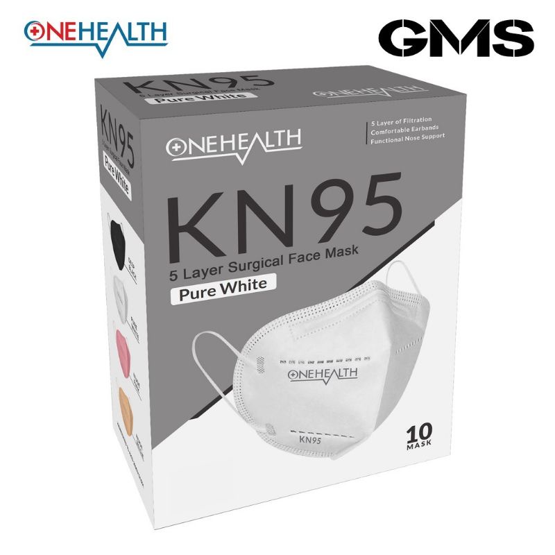 Masker Medis KN95 Onehealth 5 Ply Per Box isi 10 Pcs