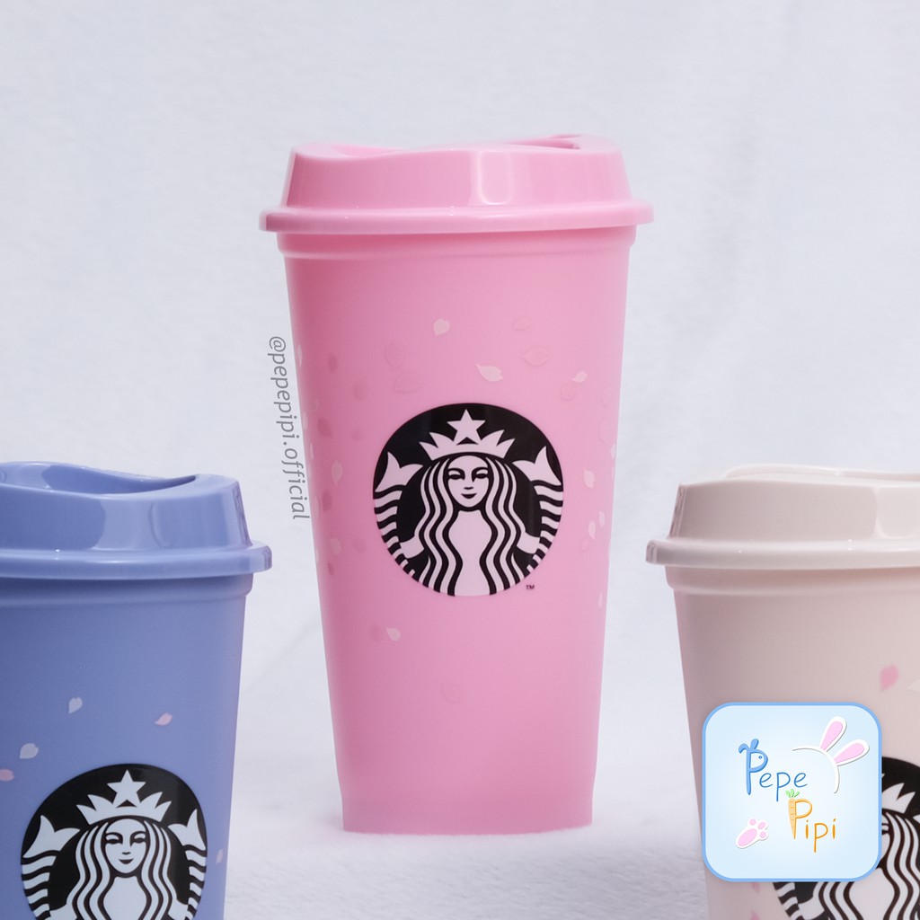 Tumbler Starbucks Spring Cherry Blossom 2021 Reusable Cup Botol Minum Tempat Starbuck Bunga Sakura