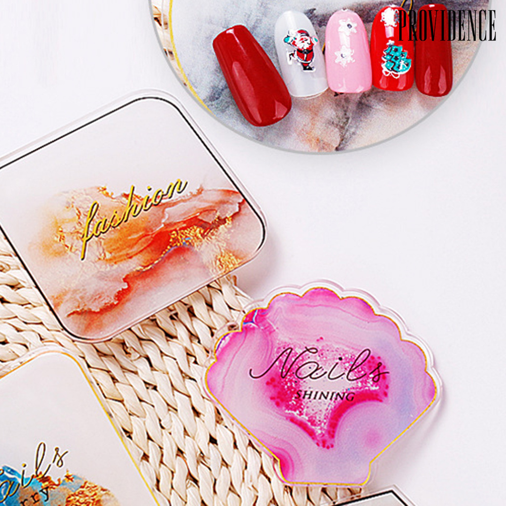 Palet Display Warna Kuku Multifungsi Bahan Akrilik Untuk Nail Art