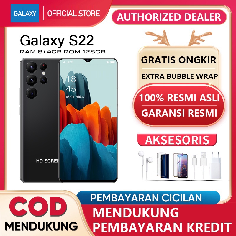 hp galaxy M22 RAM 8GB+4GB Extended ROM 512GB MediaTek GARANSI RESMI Handphone Android AMOLED 7.5&quot; Ponsel Baru asli 4G/5G HP Murah Cuci Gudang