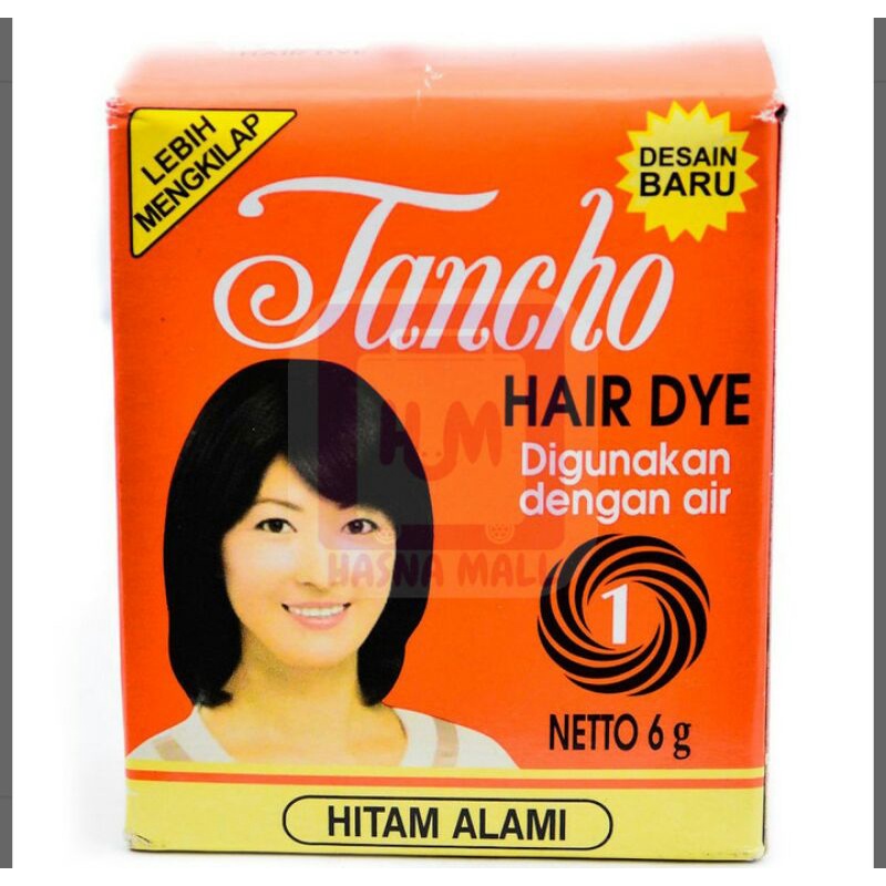 Hasna Mall - Tancho hair dye Pewarna Rambut Hitam alami