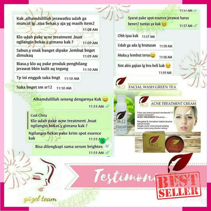 Sr12 Acne Treatment Cream - Perawatan Jerawat Untuk Muka Wajah - Sr12 Terlaris