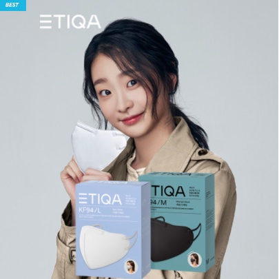 ETIQA KF94 Mask Round Basic Korean Filter Masker