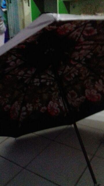 Payung Golf 16jari  Jumbo Silver Layar