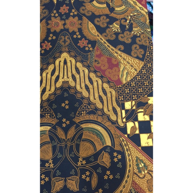 BATIK SINARAN SOLO ALUSAN MILO COLET TULIS WAYANG KOMBINASI LAWASAN JARIK SERAGAMAN POLA GROSIR