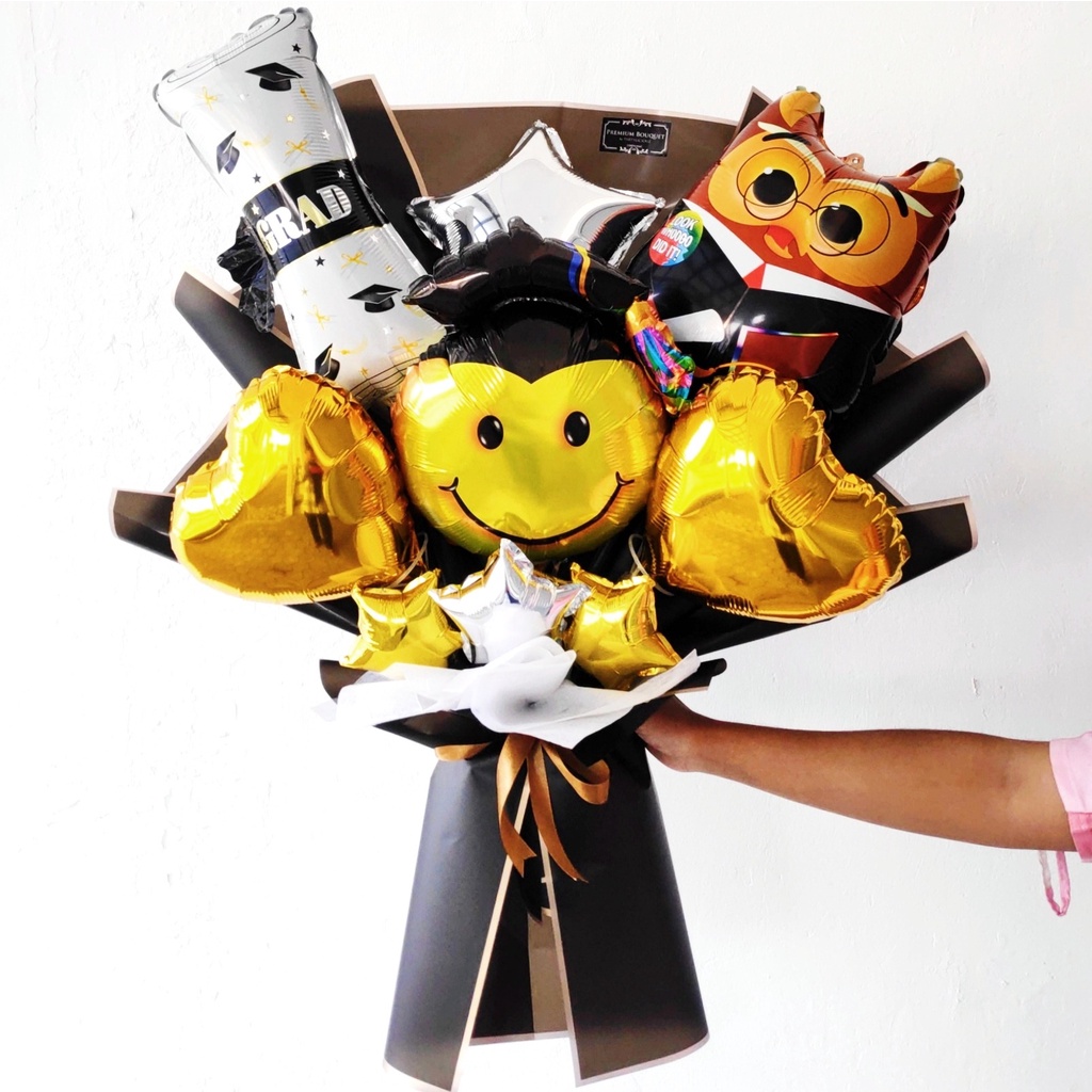 LARGE - SIMPLE GRADUATION BOUQUET / KADO WISUDA/ GARDUATION / HADIAH WISUDA/ HADIAH GRADUATION/ KADO