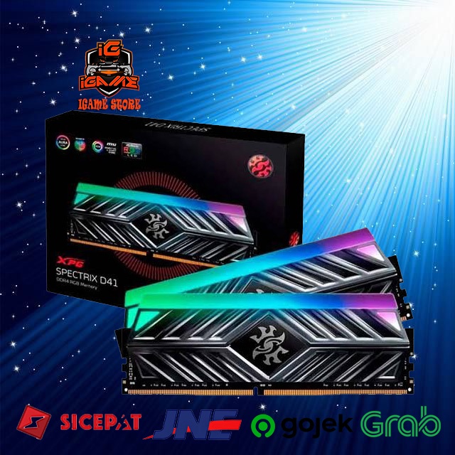 NEW ADATA XPG SPECTRIX D41 DDR4 16GB (2X8GB) RGB 3200MHz