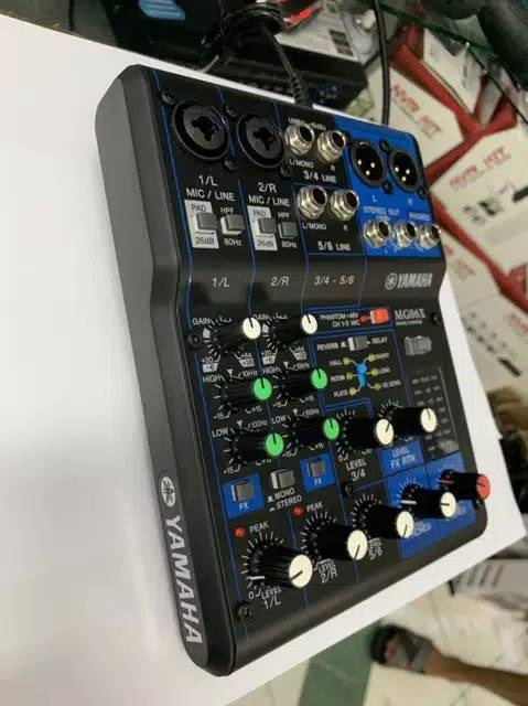 Cod Mixer Audio 6 Channel Yamaha Mg06x Mg 06 Xu Grade A Shopee Indonesia