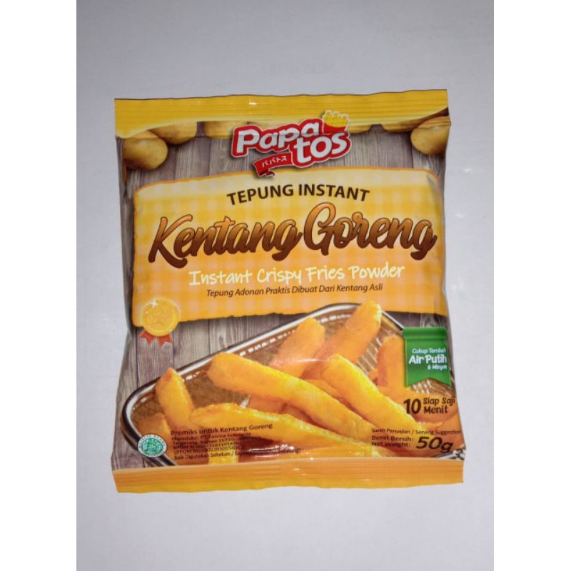 

Tepung kentang goreng Papatos