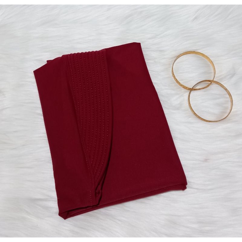 JILBAB BERGO SPORT PREMIUM/ HIJAB INSTAN HIGH QUALITY/BERGO SPORT JERSEY PREMIUM-Maroon