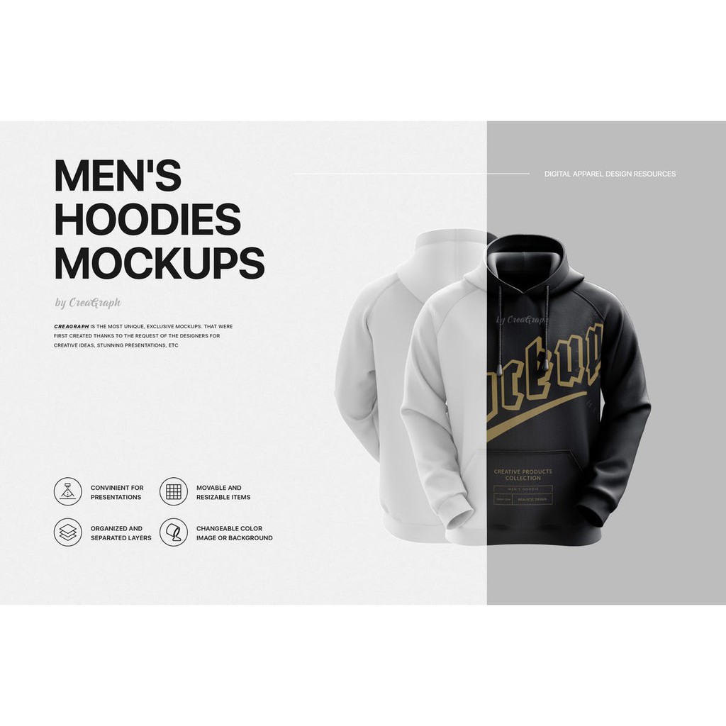 Download Mockup Hoodie Lengan Pendek Yellowimages