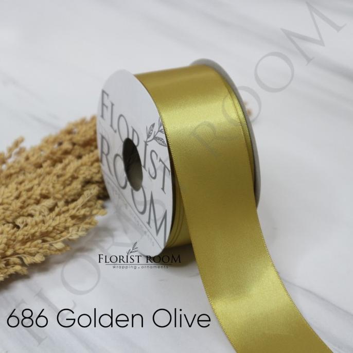 

Premium Product!!! Pita Satin Double Face 3.8Cm X 20Yard - Satin Ribbon - Paling Diminati