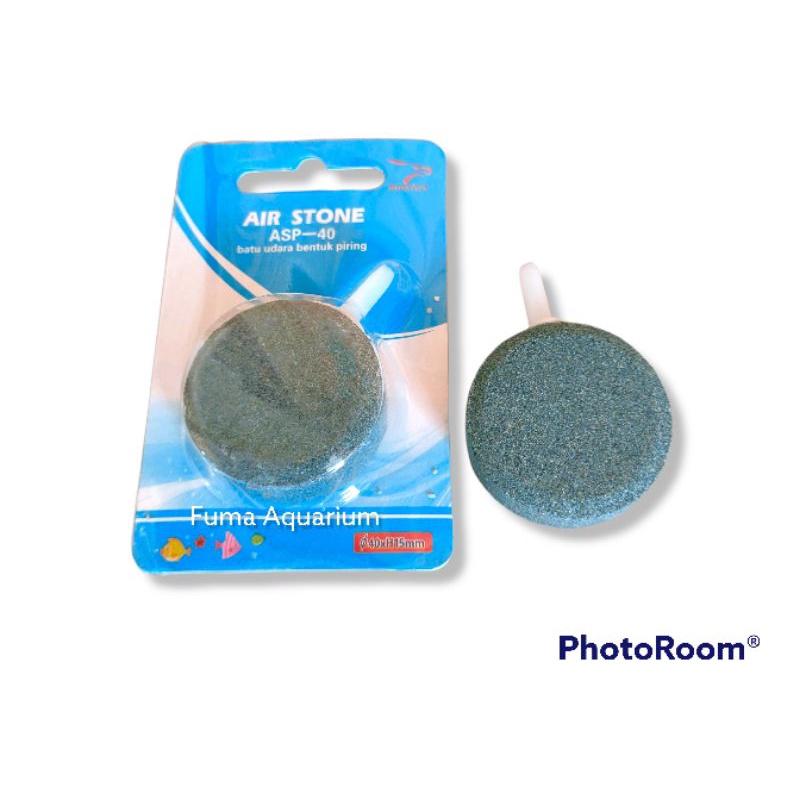 Batu airasi Airstone Yamano/Rosston ASC-40 diameter 4cm gelembung aerator Airpump