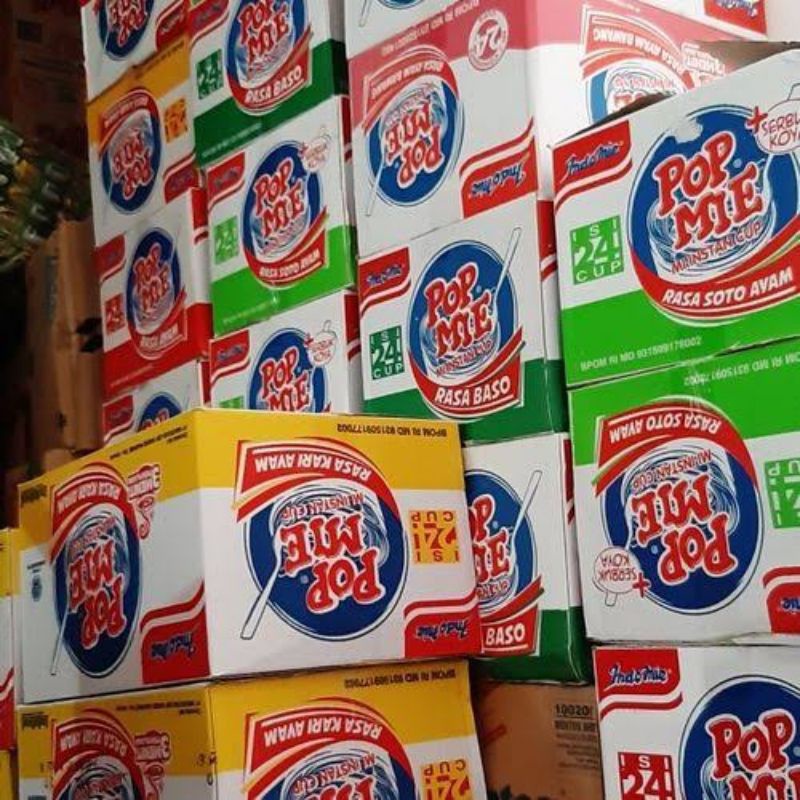 

POP MIE 1 DUS ISI 24 PCS RASA BASO KARI AYAM AYAM BAWANG SOTO AYAM