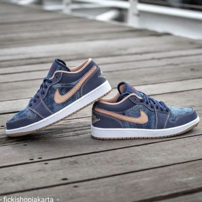 Jual SEPATU NIKE AIR JORDAN 1 LOW SE DENIM Indonesia|Shopee Indonesia