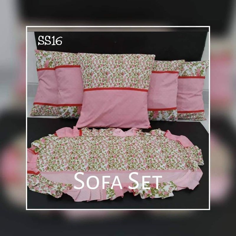 Sarung bantal tamu sofa set termurah