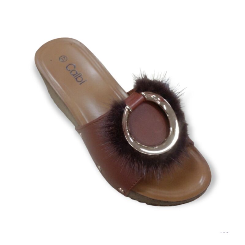 Calbi sandal wanita sandal wedges premium