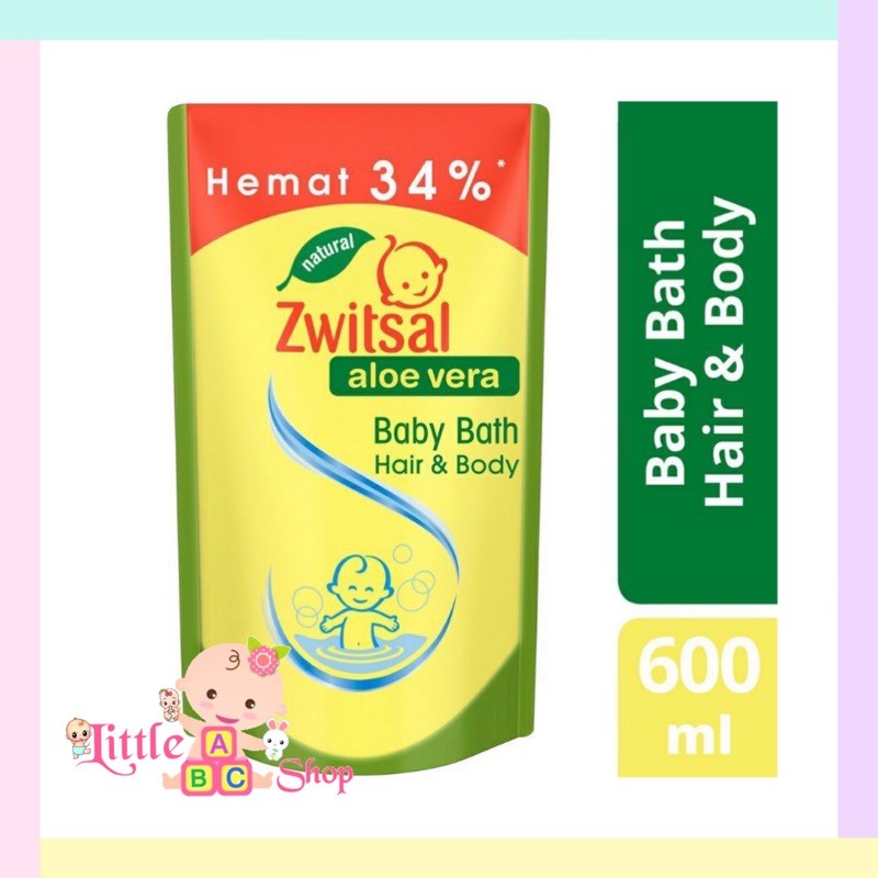 ZWITSAL Natural Baby Bath Pouch 450ml 600ml 250ml / Sabun bayi zwitsal 2in1 Rich honey / zwitsal 2in1 / zwitsal hair &amp; body / zwitsal baby bath