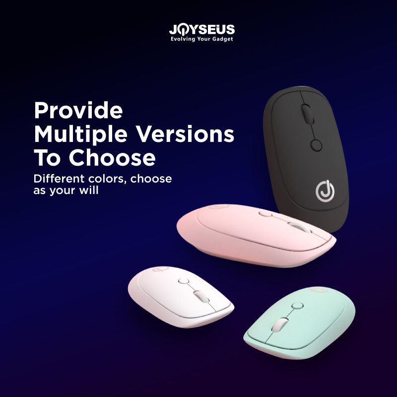 Joyseus GWX3 Mouse Wireless Silent Click 2.4GHz Optical Receiver USB