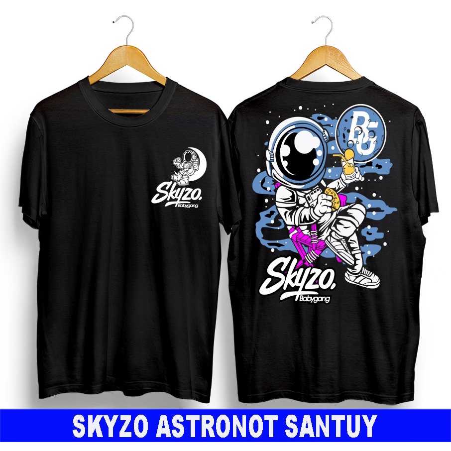 Kaos murah Kaos distro murah baju  distro pria t-shirt murah combed30s skyzo astro santui