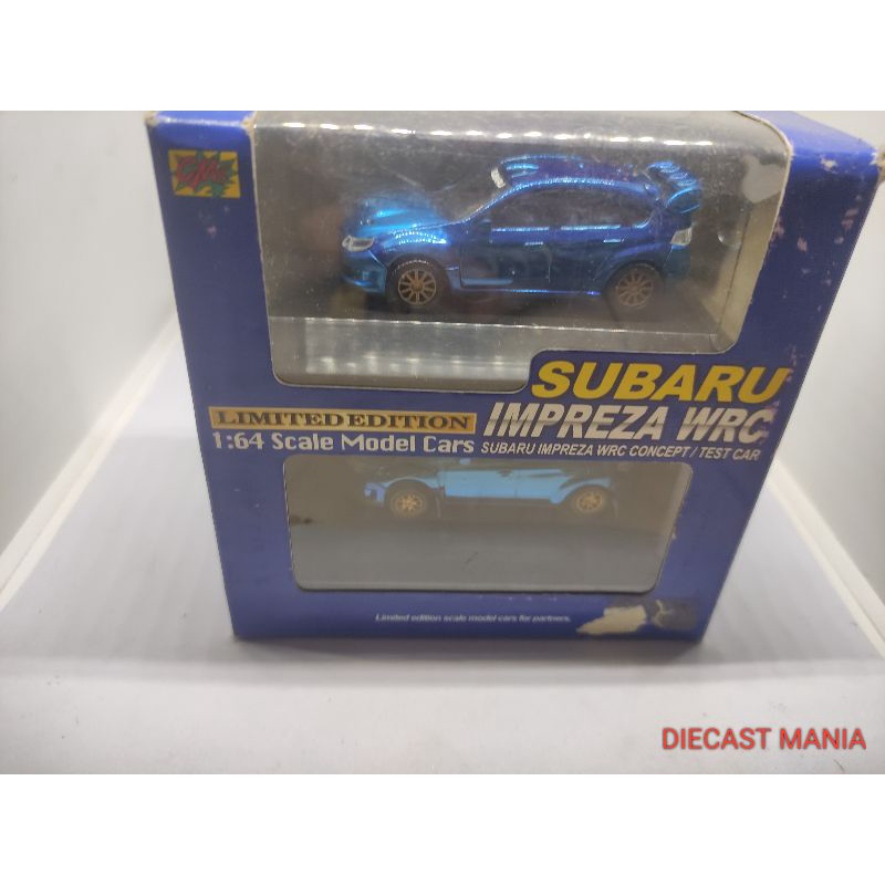 DIECAST CMS RALLY CAR 1:64 SUBARU IMPREZA WRC CONCEPT/TEST CAR