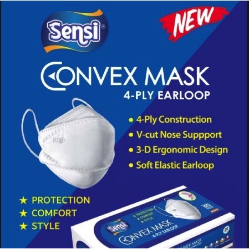 Masker sensi convex