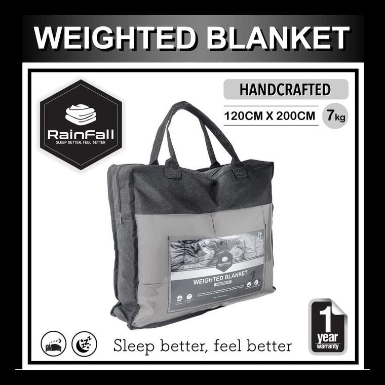 Baru Rainfall 7 Kg Heavy Weighted Blanket Selimut Berat - Blanket Terpercaya